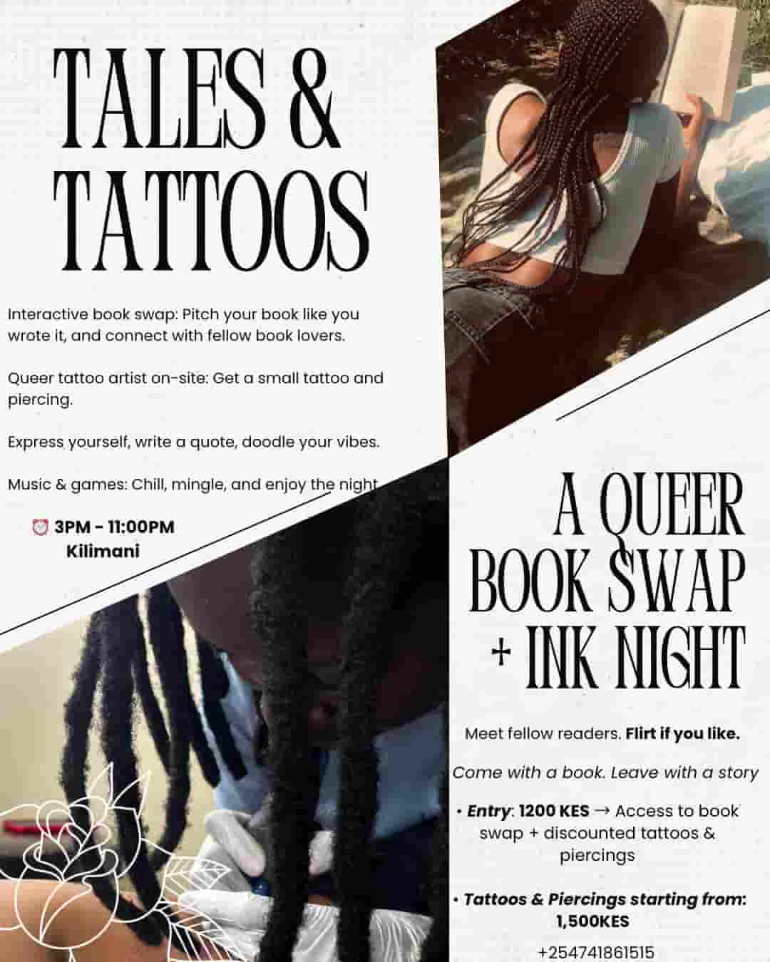 Tales & Tattoos. A Queer Book Swap + Ink Night