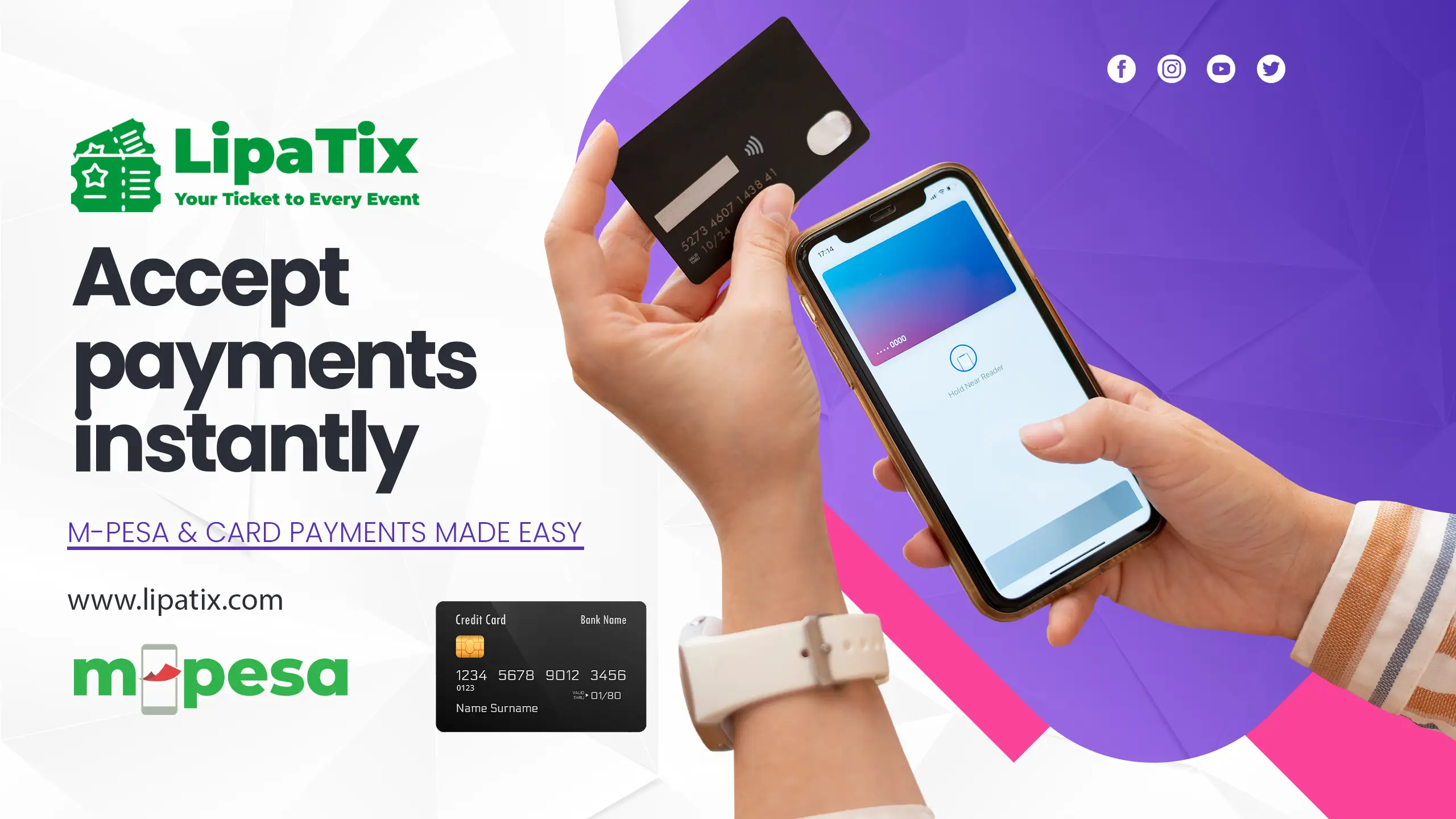 LipaTix organizer dashboard preview